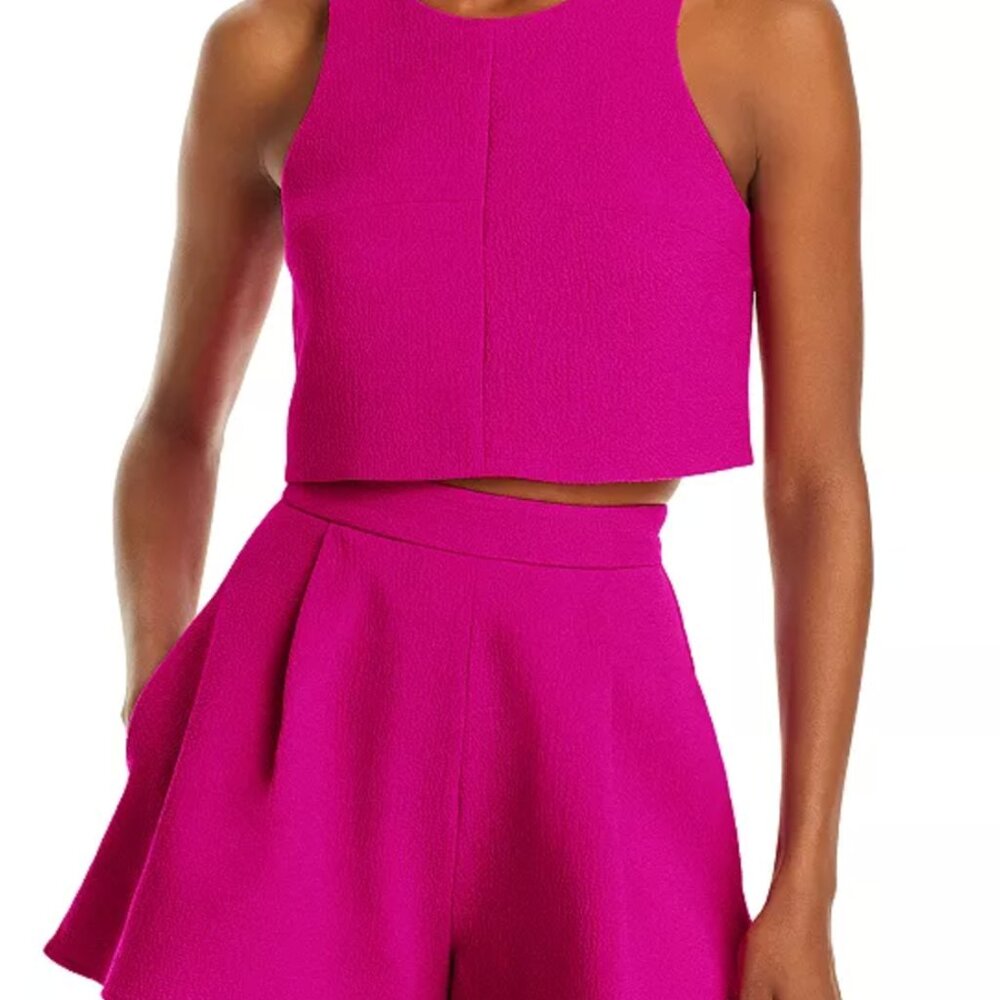 Black Halo Sanibel Sleeveless Top & Shorts Pink - 2